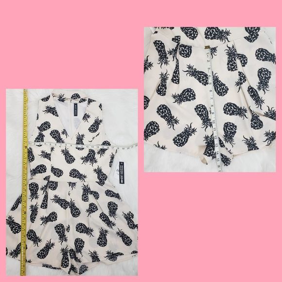 Design Lab Lord & Taylor Pineapple Romper - Picture 4 of 6